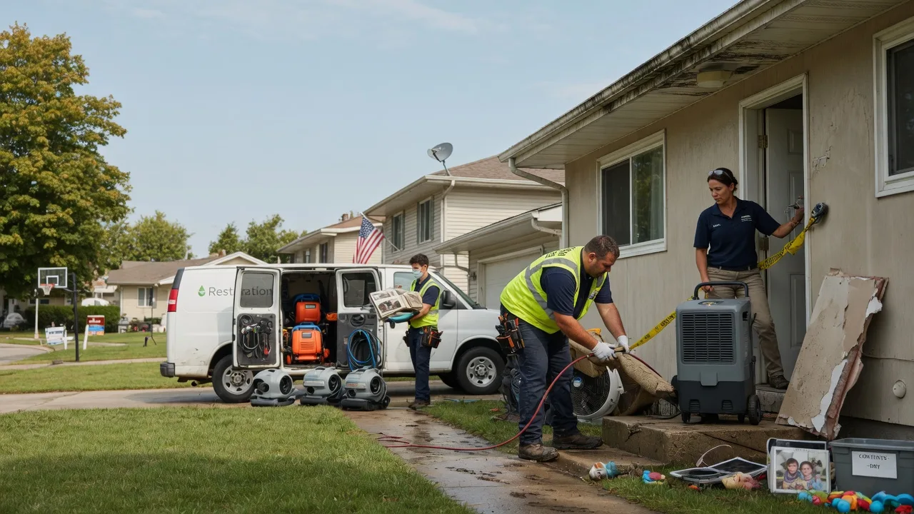 Water Damage Restoration in Denton, KS near me